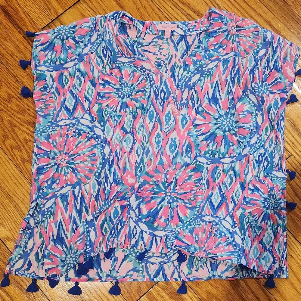 Lilly Pulitzer Top/ bathing suit cover